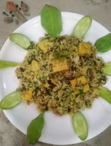 Palak Paneer Biryani